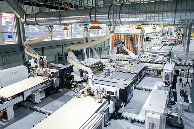 Livesändning av GoldenHome CNC intelligent tillverkning
