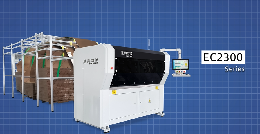 Excitech CNC 2300 lådtillverkningsmaskin, smarta förpackningslösningar!
