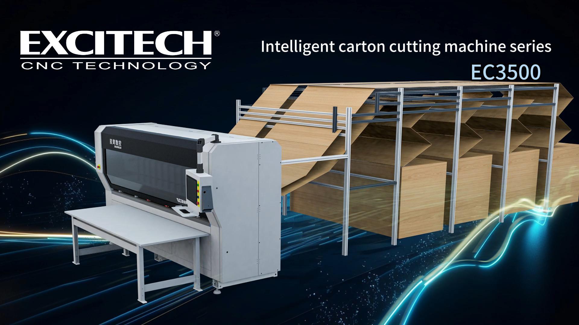 Enkel förpackning och precisionsskärning med Excitech kartongskärnings- och packmaskin