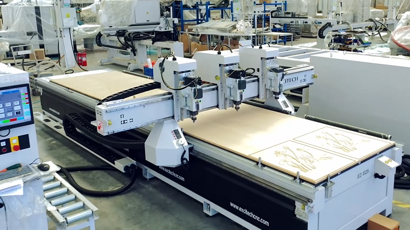 Grundläggande konfiguration av CNC-skärmaskin.