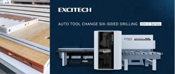 CoTech EH-C sexsidig borrmaskin automatisk verktygsändringsfunktion.
