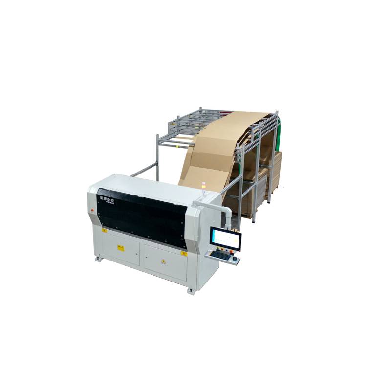 Korrugerad lådskärnings- och packningsmaskin Corrugated Box Slitter