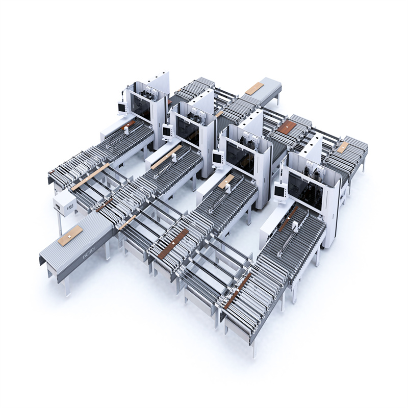 Dörrpanelsmöbler Automatiserad CNC Nesting Unit Line