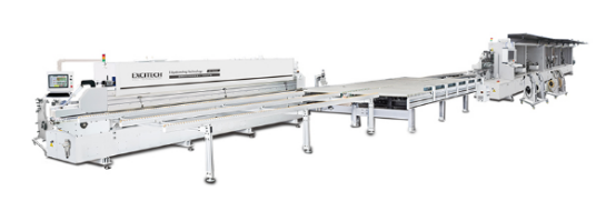 Edge Banding Rotary produktionslinje för träbearbetning CNC-maskin